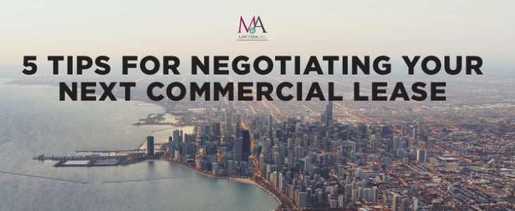 Five Tips for Negotiating Your Next Commercial Lease