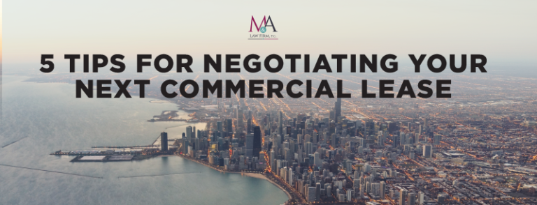 Five Tips for Negotiating Your Next Commercial Lease