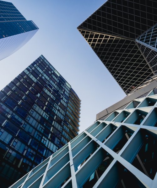 Huge buildings view